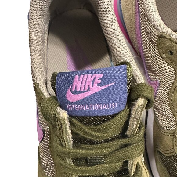 NIKE‎ Lunar Internationalist Casual Sneakers - EUC - Women's Size 6 - army green - Picture 11 of 12